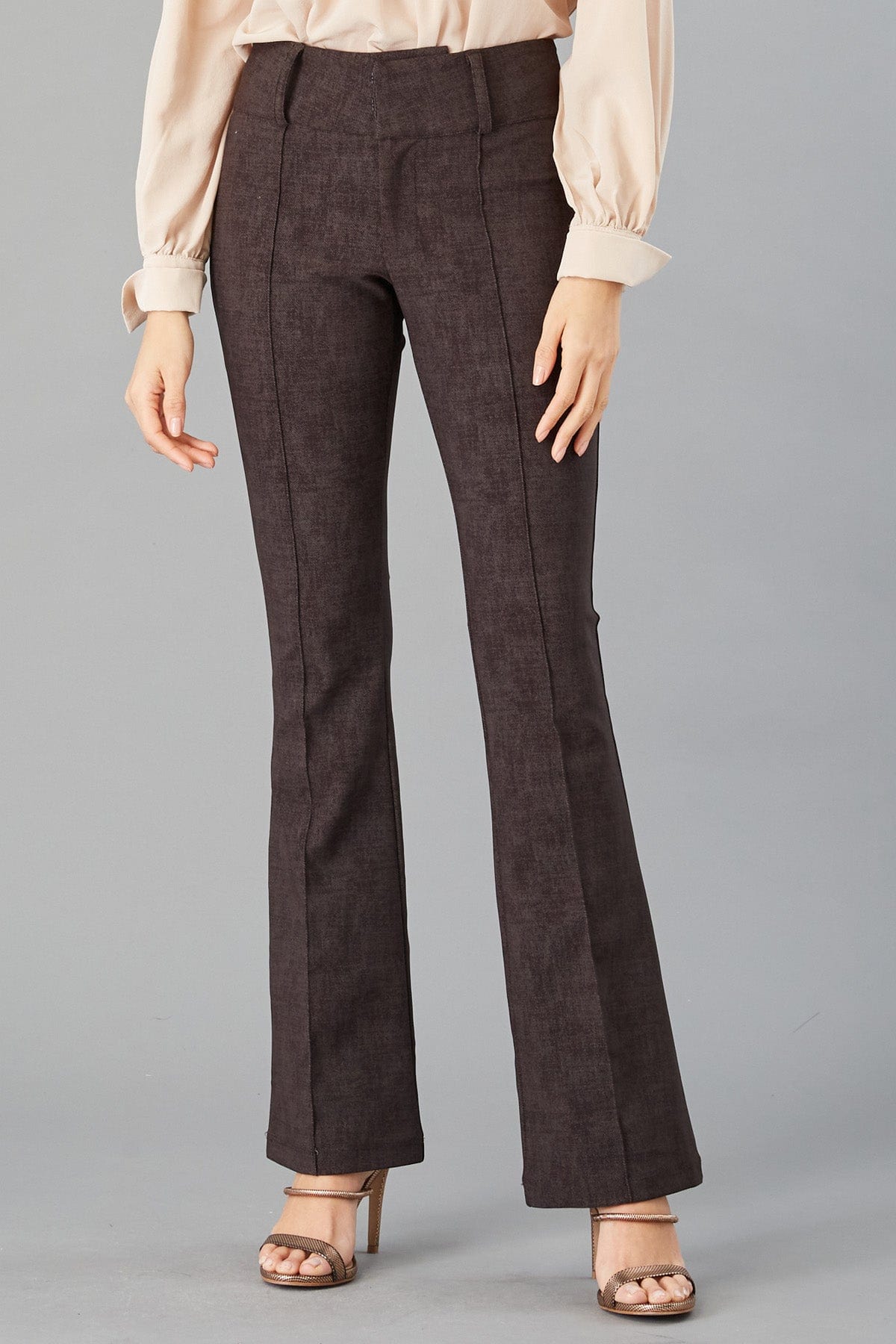 Twill Scuba Flare Pant