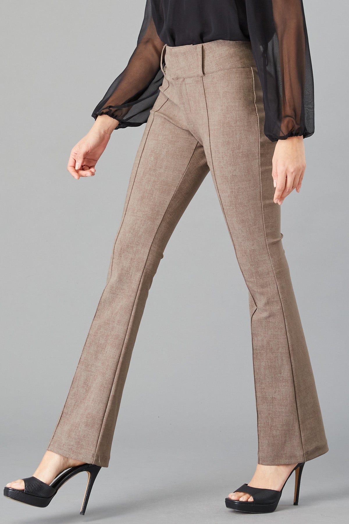 Twill Scuba Flare Pant