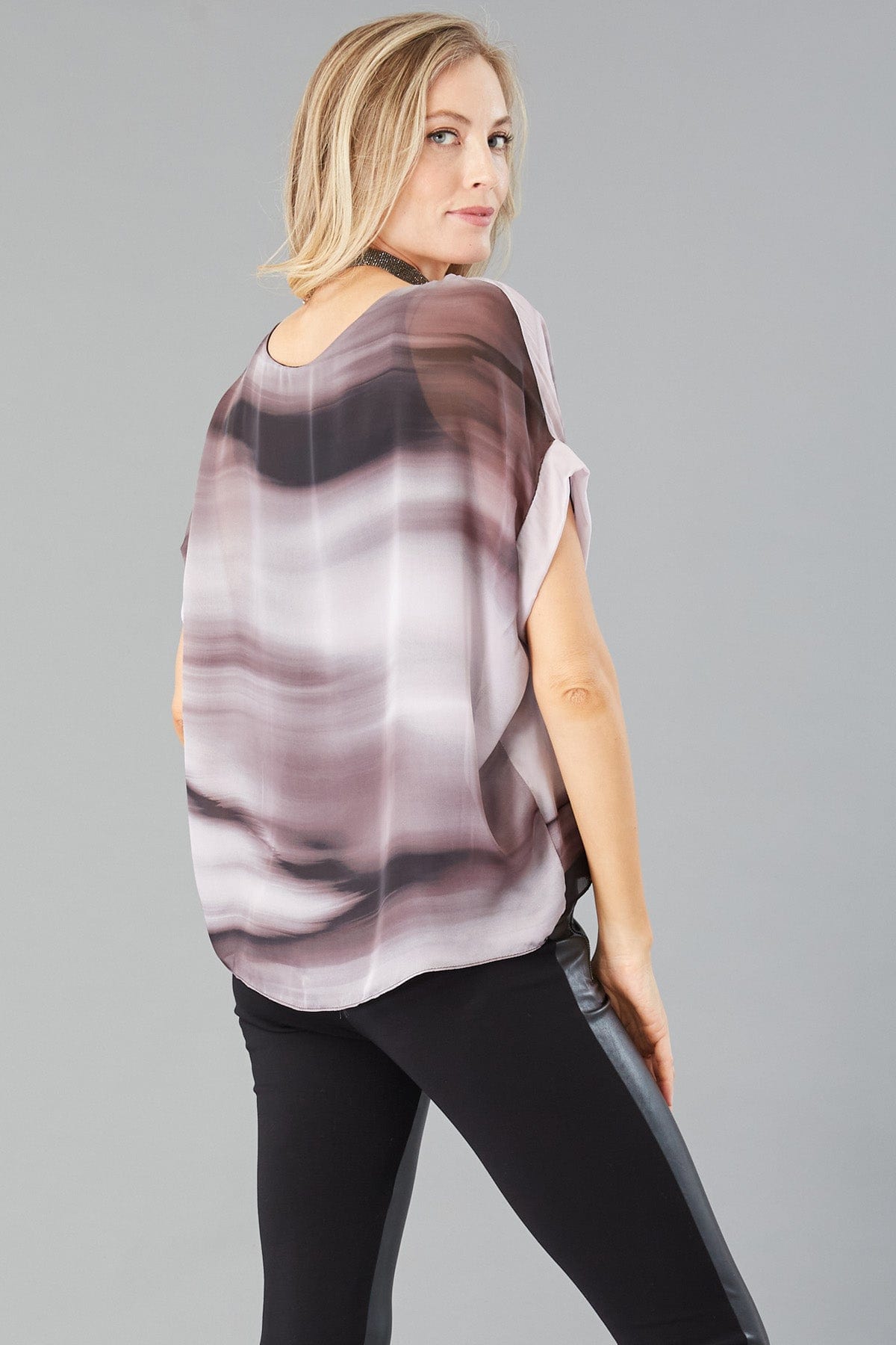 Tie-Dye Dolman Sleeve Top