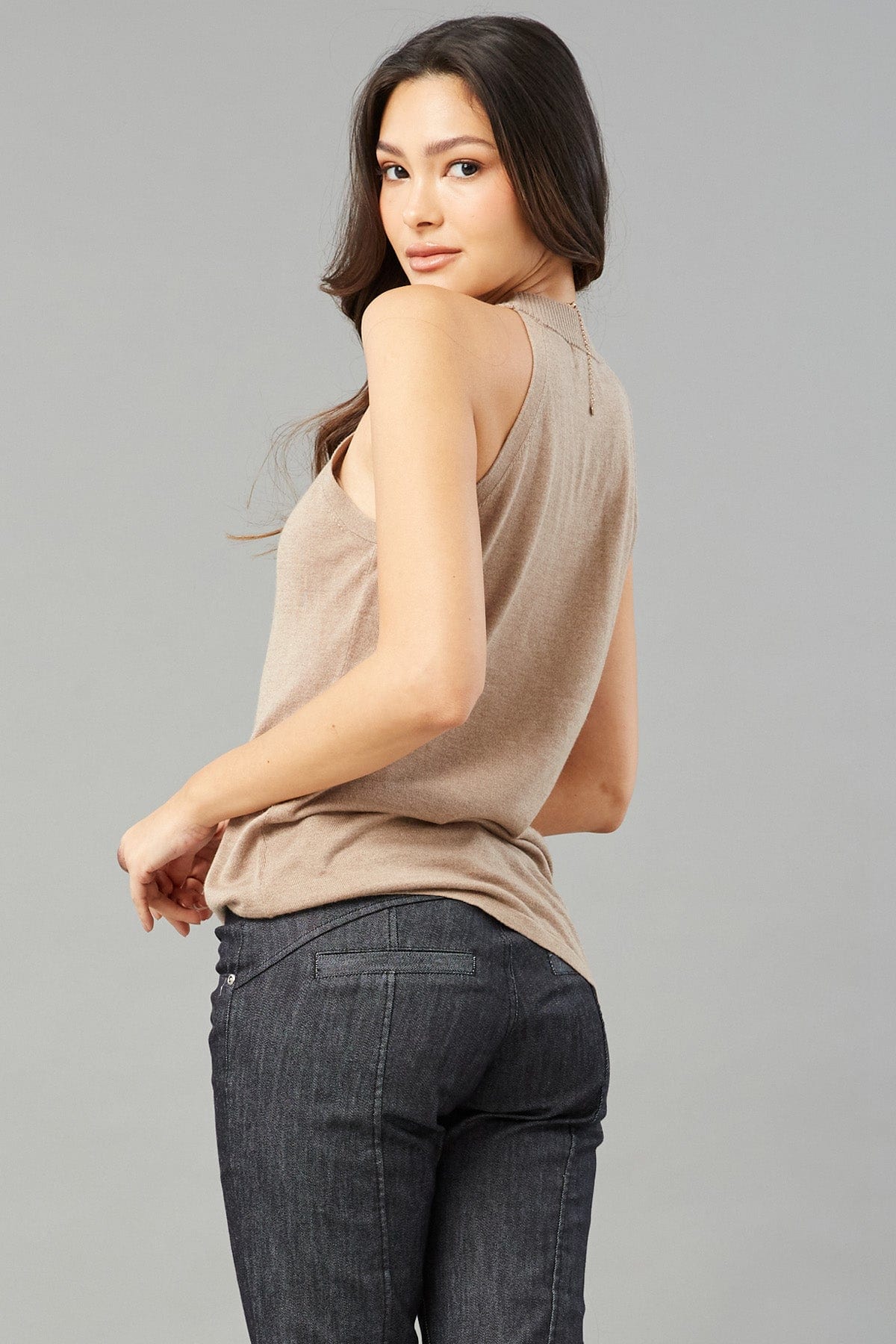 Halter Sweater Top