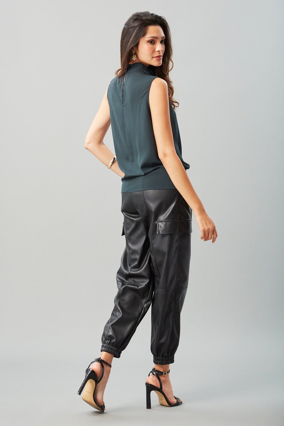 Draped Cut-Out Top