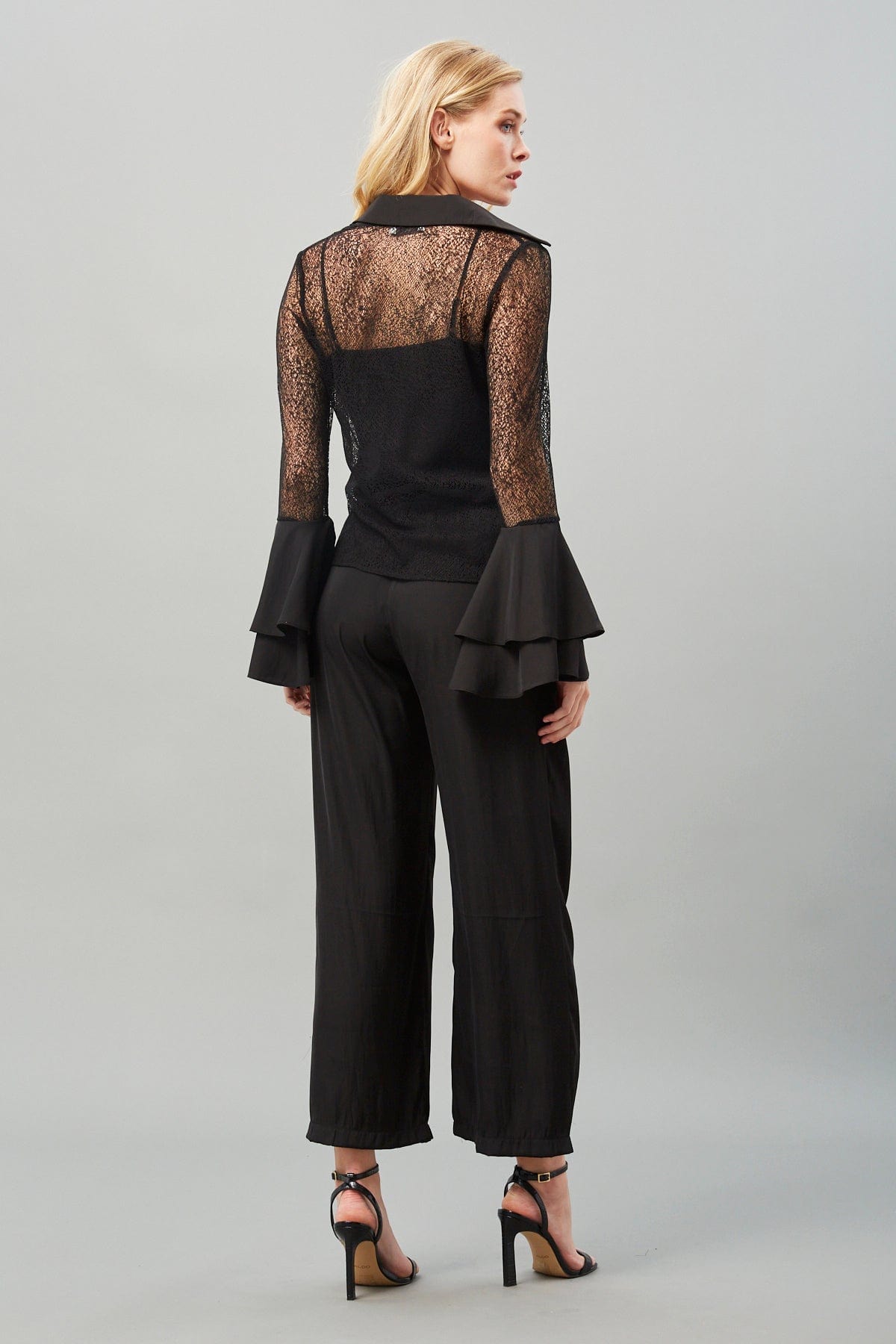 Flare Sleeve Lace Shirt