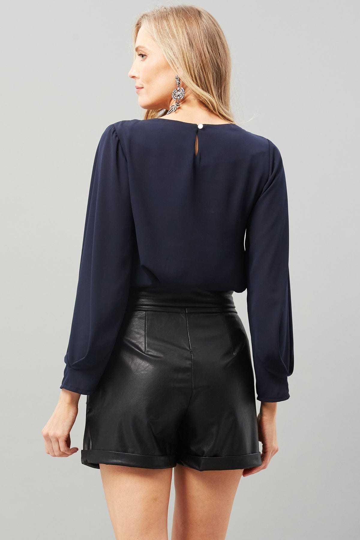 Tuck Sleeve Blouse