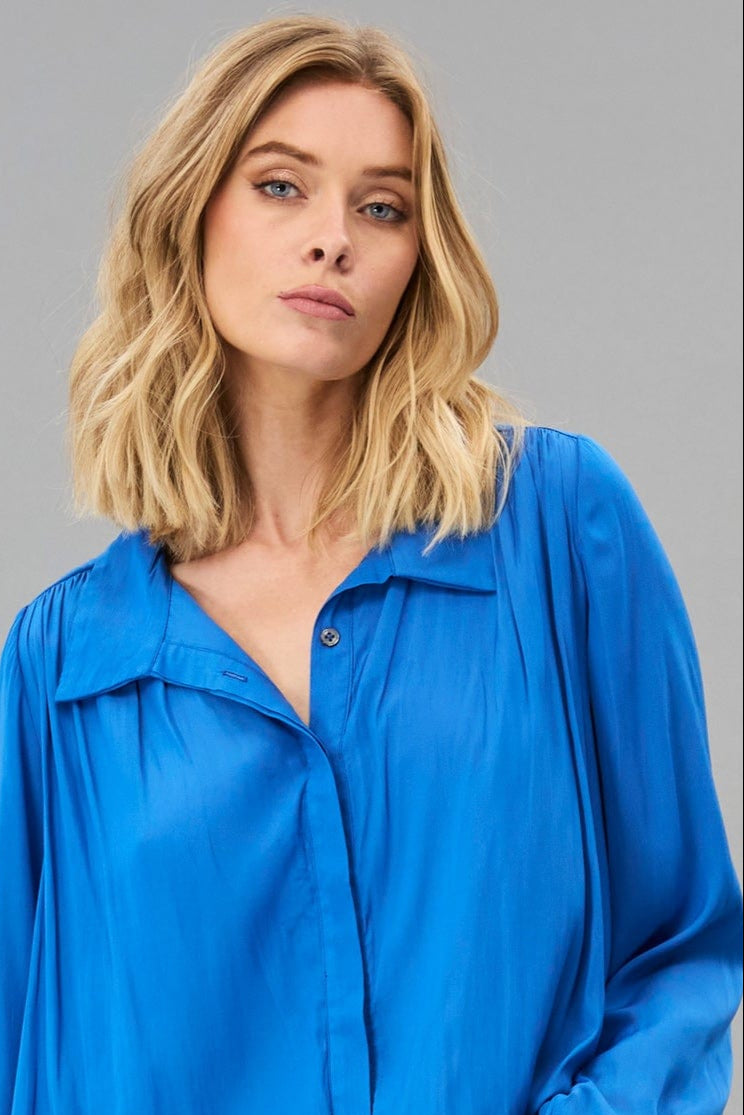 Pleated Shoulder Shirt