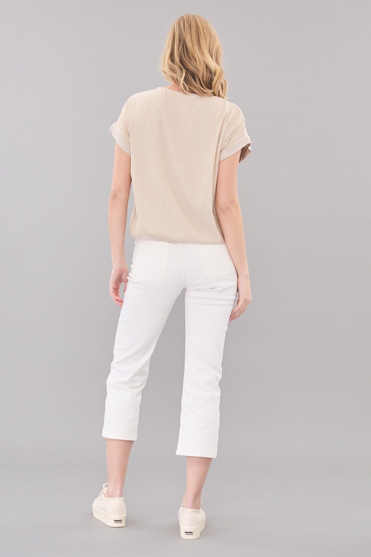 Bubble Hem Crew Neck