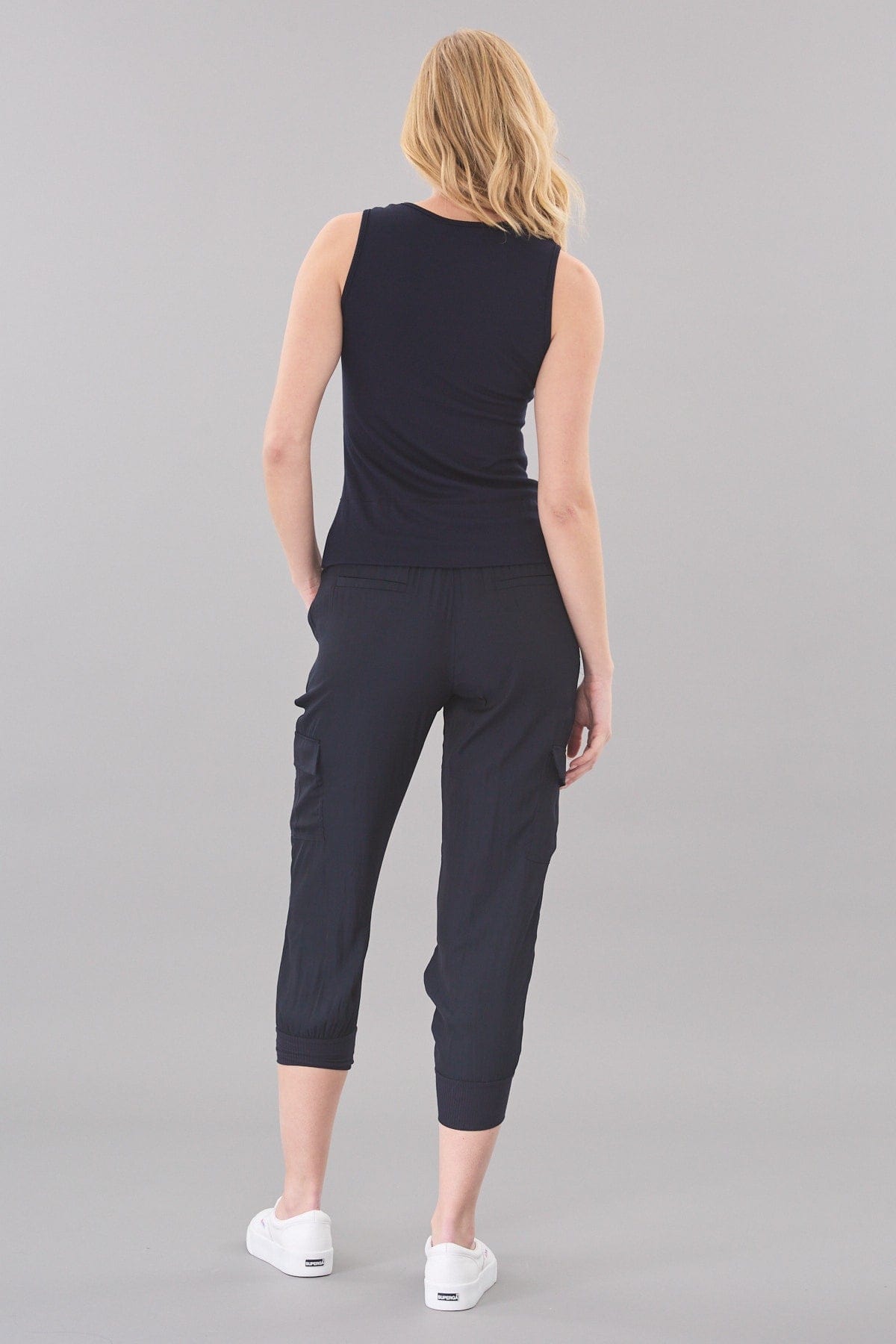 Rib Knit Scoop Neck Tank