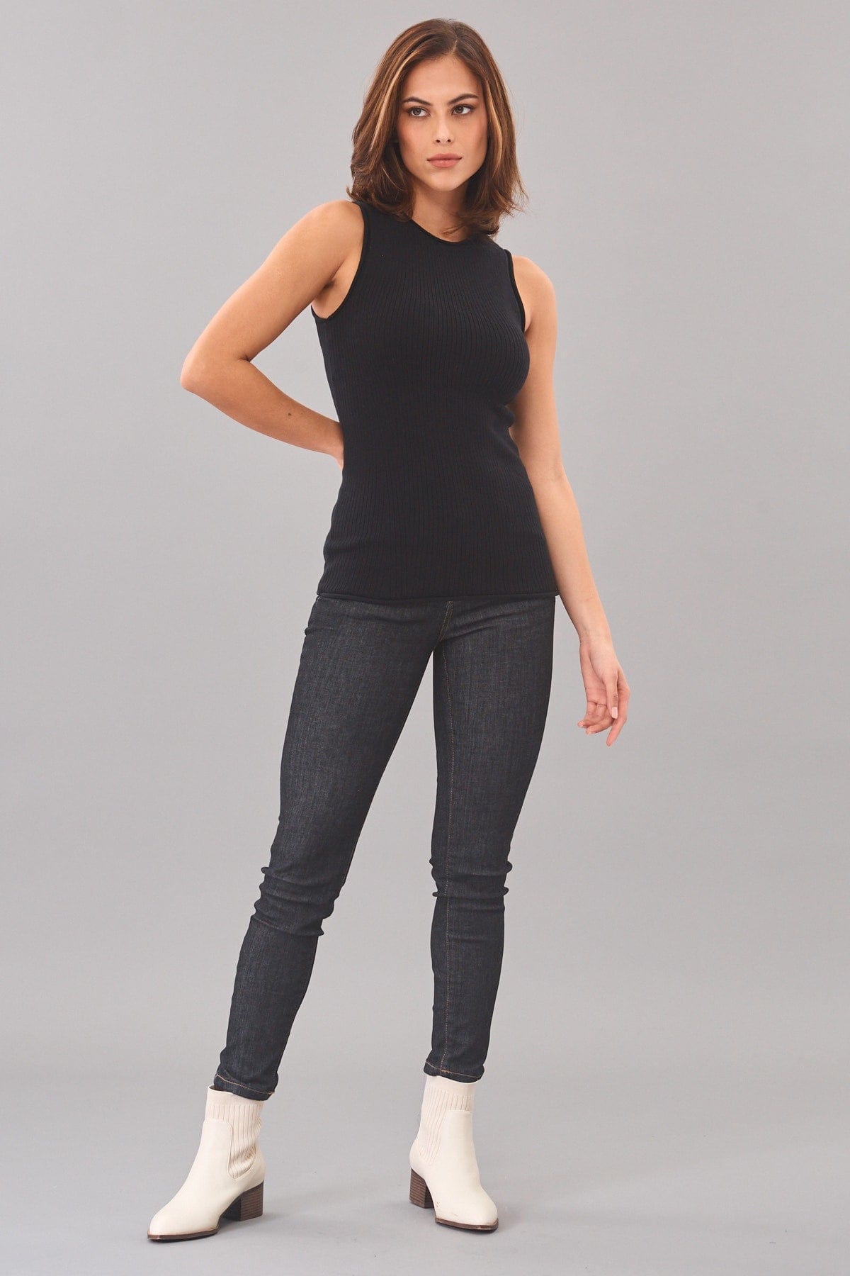 Rib Sweater Tank