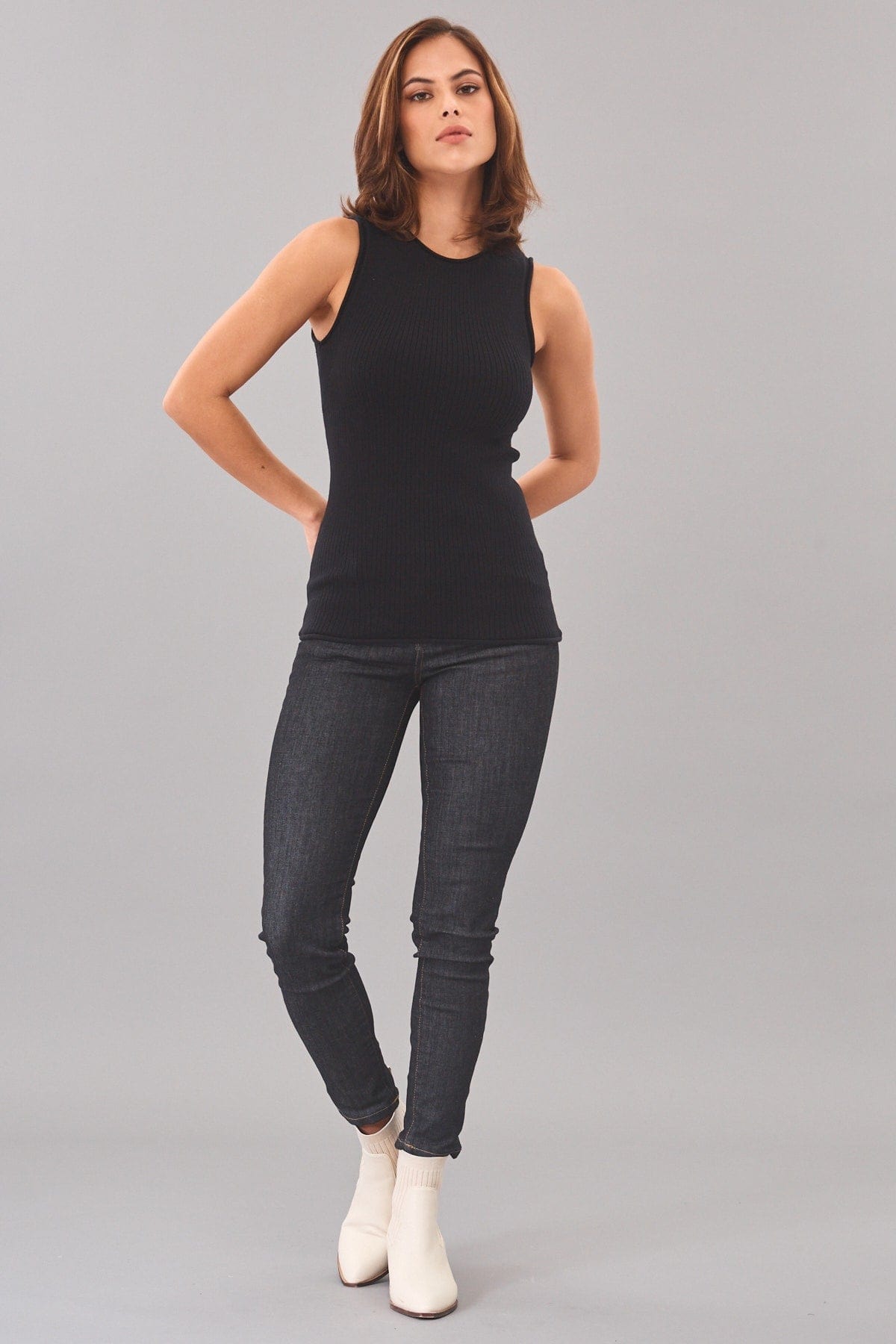 Rib Sweater Tank