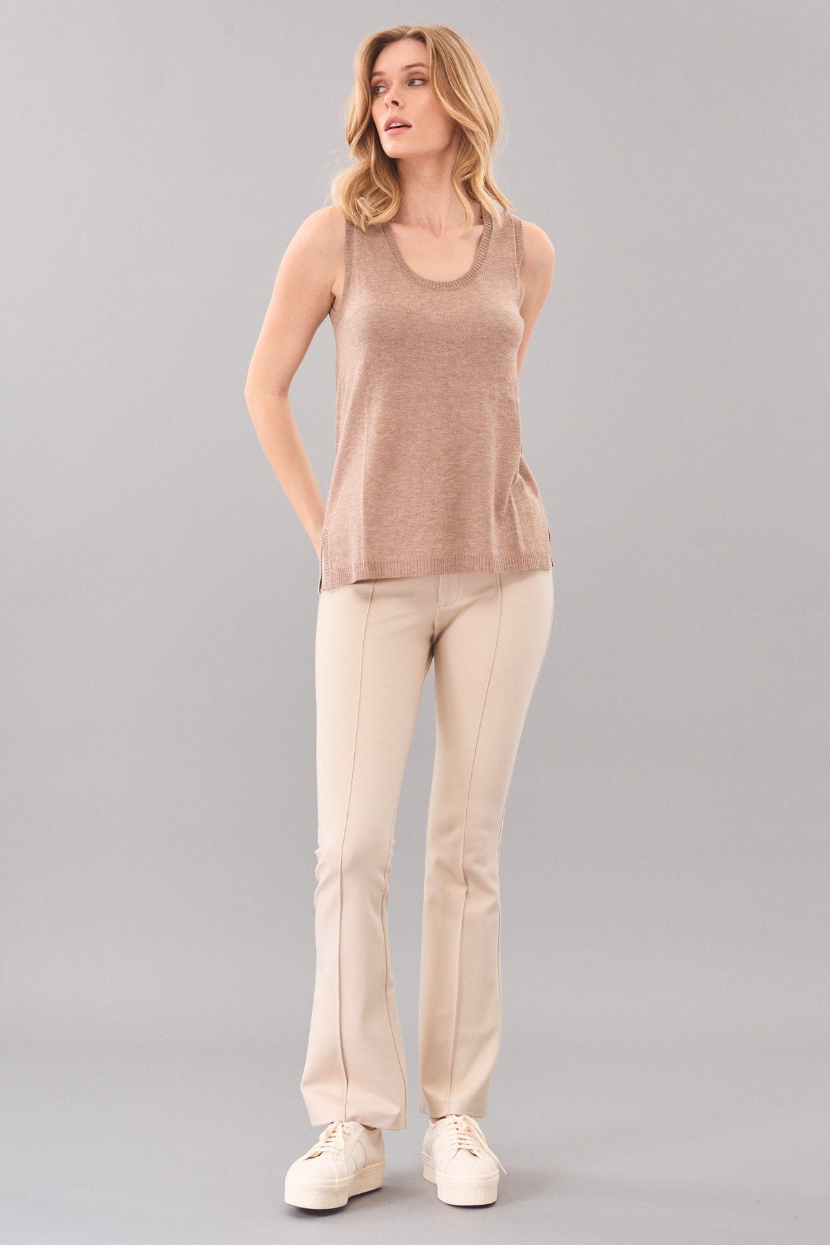 U-Neck Sweater Tank