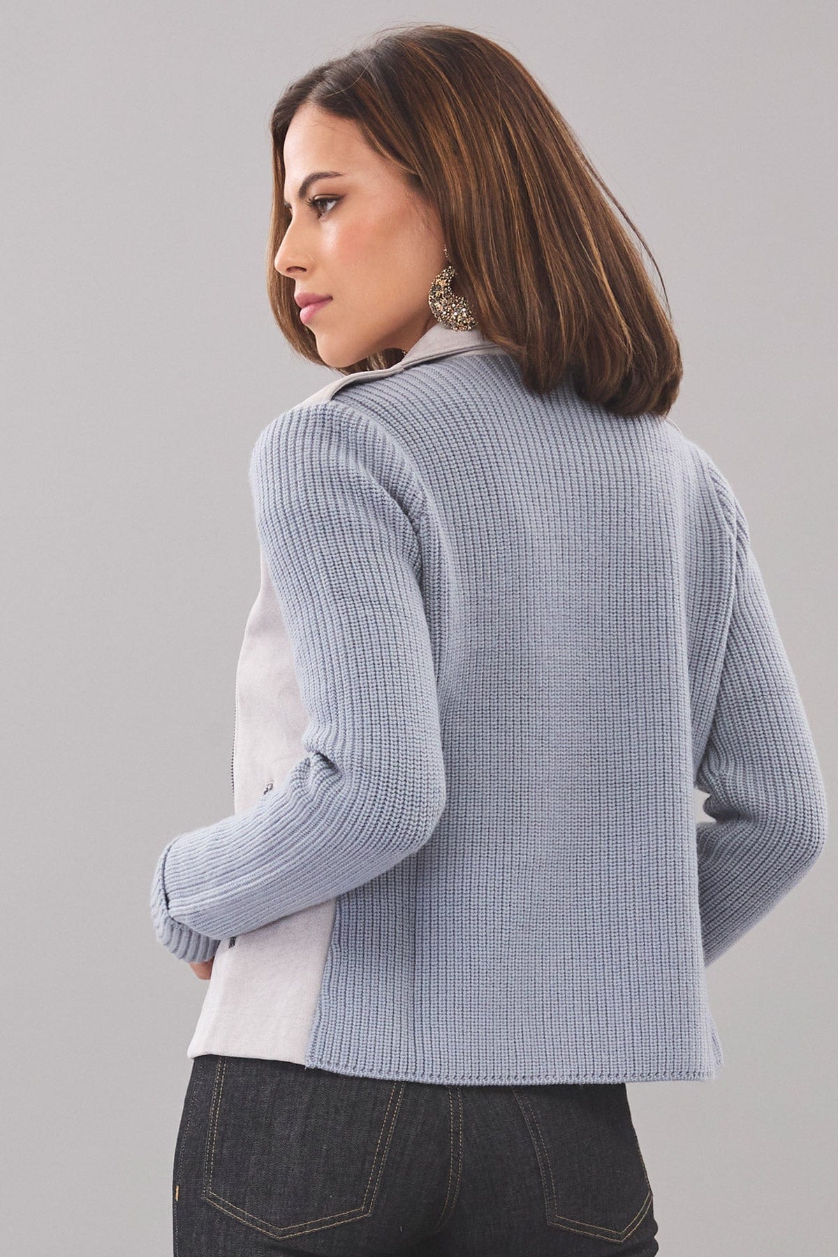Suede Moto Jacket
