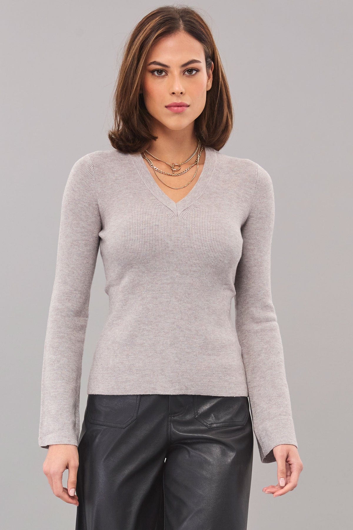Flare Sleeve Sweater