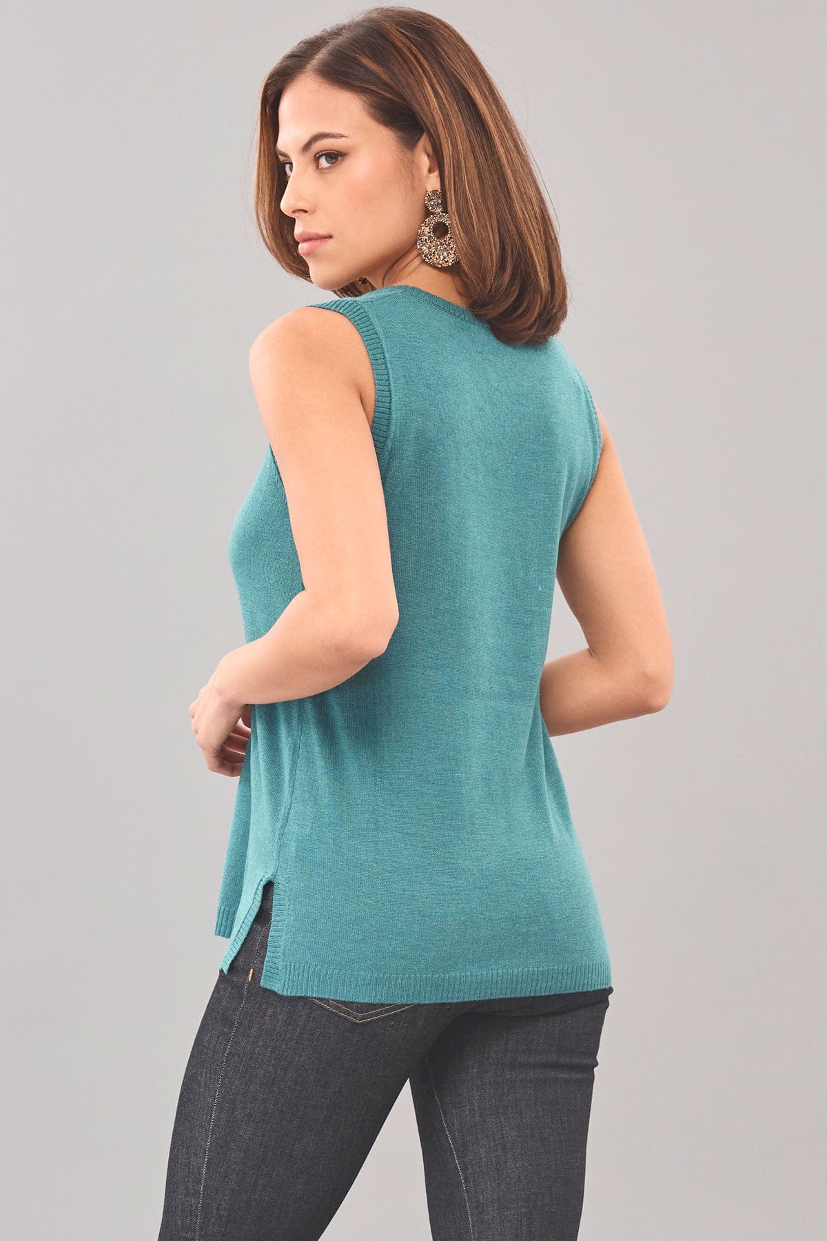 U-Neck Sweater Tank