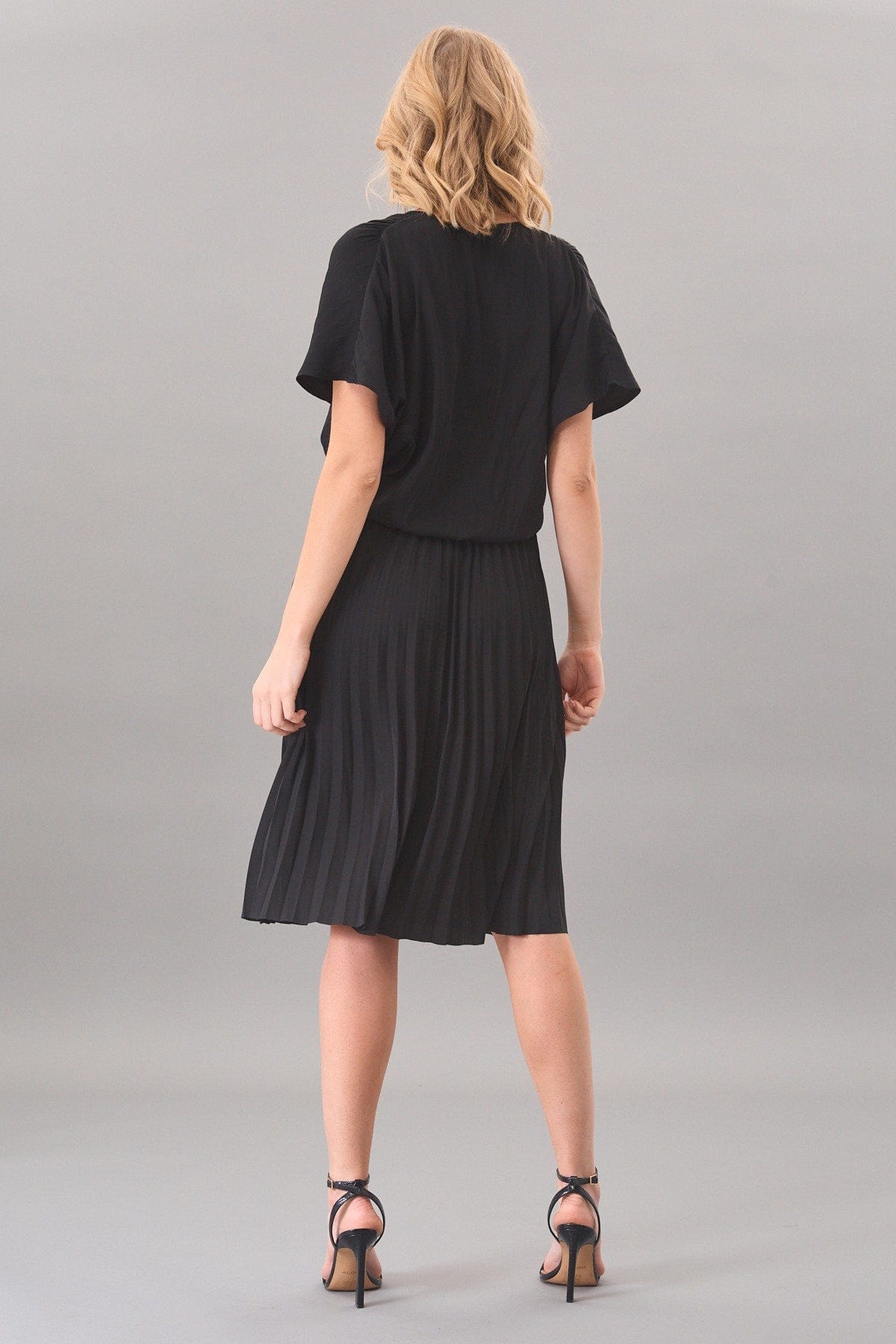 D-Satin Surplice Top
