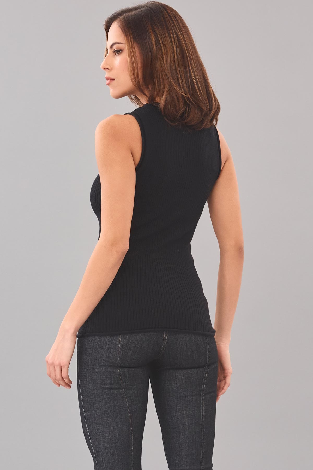 Rib Sweater Tank