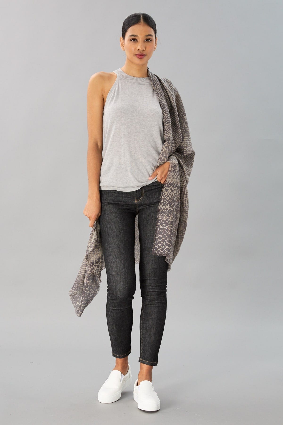 Solid Snake Print Scarf