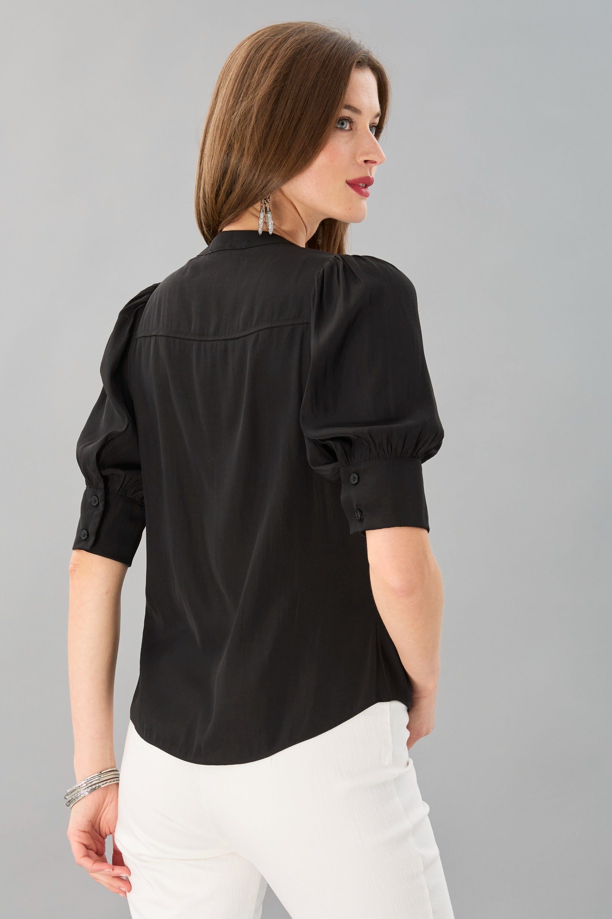 Miro Zip Front Blouse
