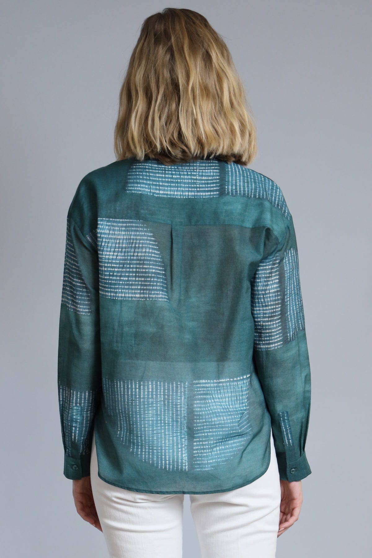Matrix Voile Tie-front Shirt