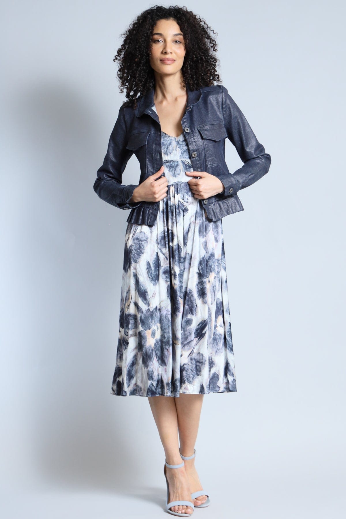 Foil Denim Jacket