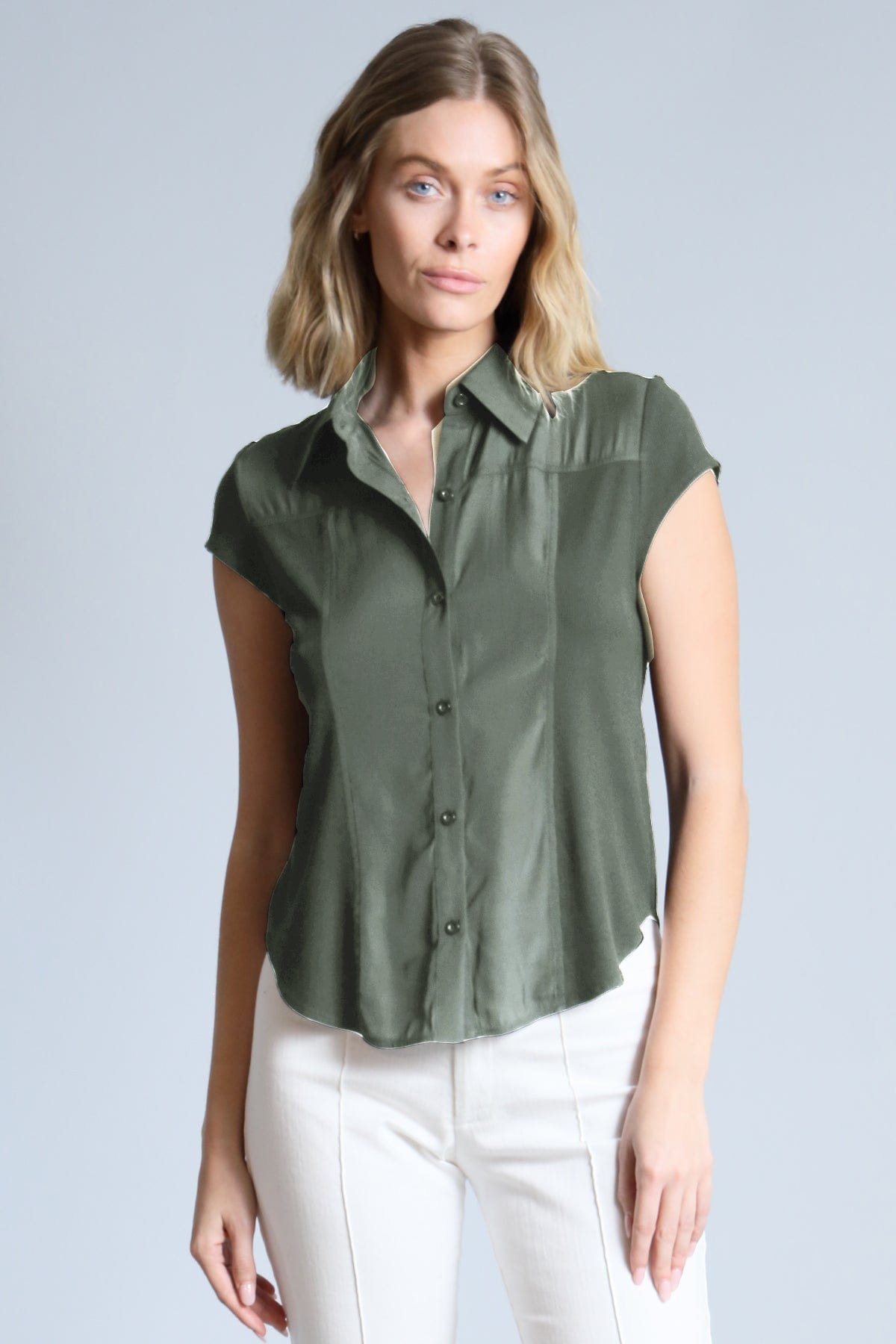 Hybrid Cap Sleeve Shirt