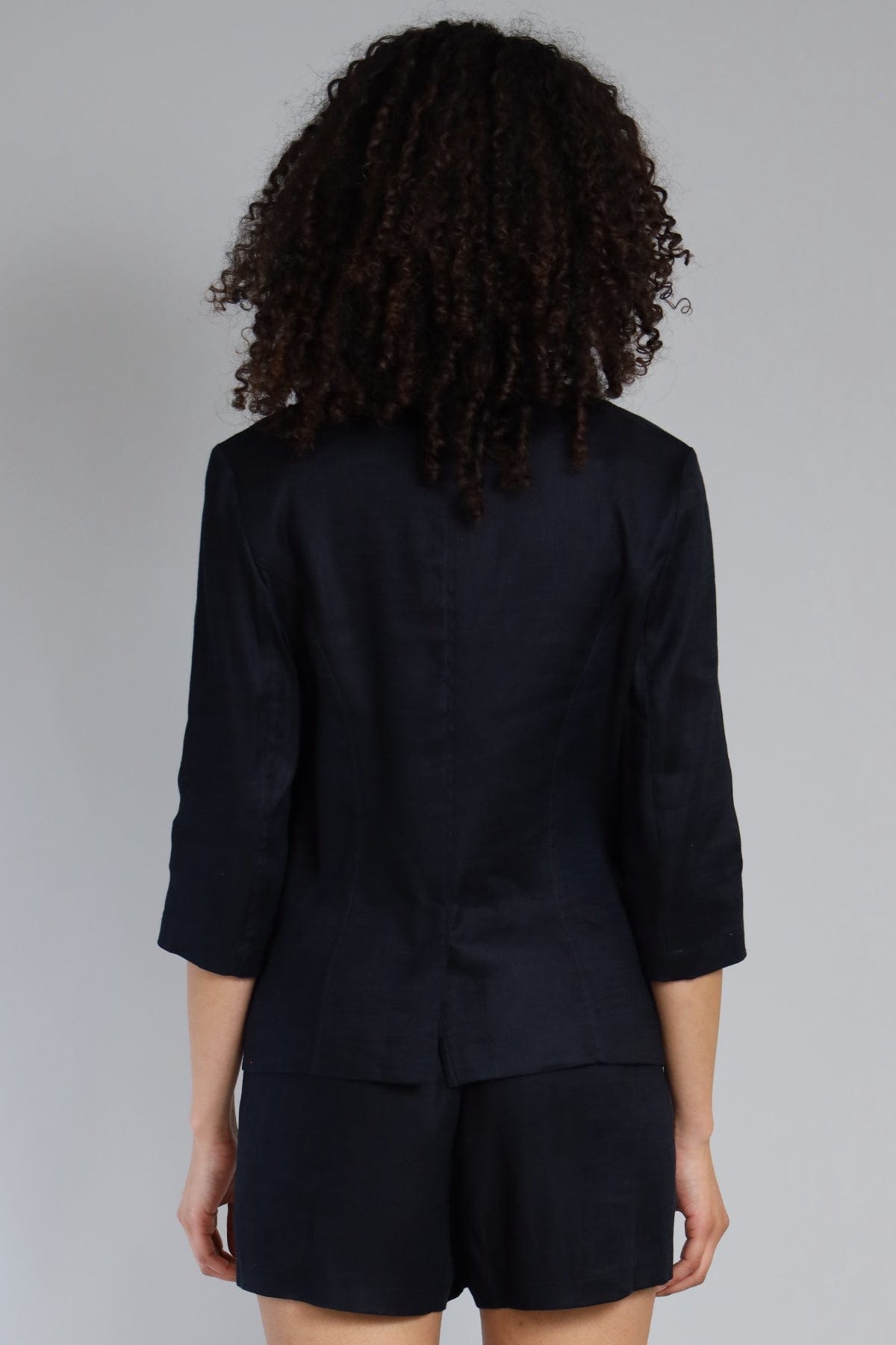 Stretch Linen Twill Blazer