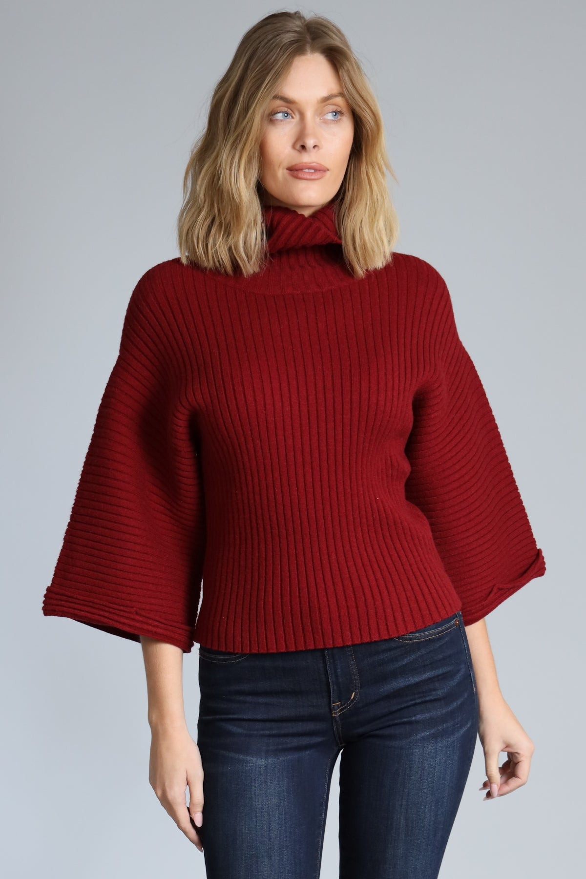 Rib Kimono Sweater