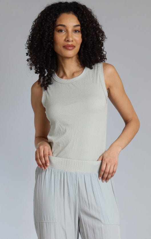 Crew Neck Rib Tank