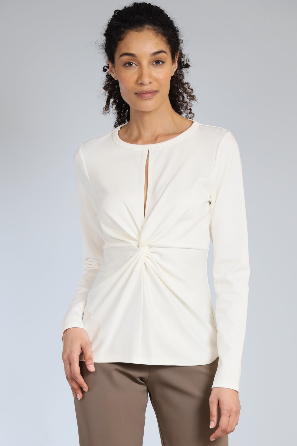 Keyhole Lux Ponte Top