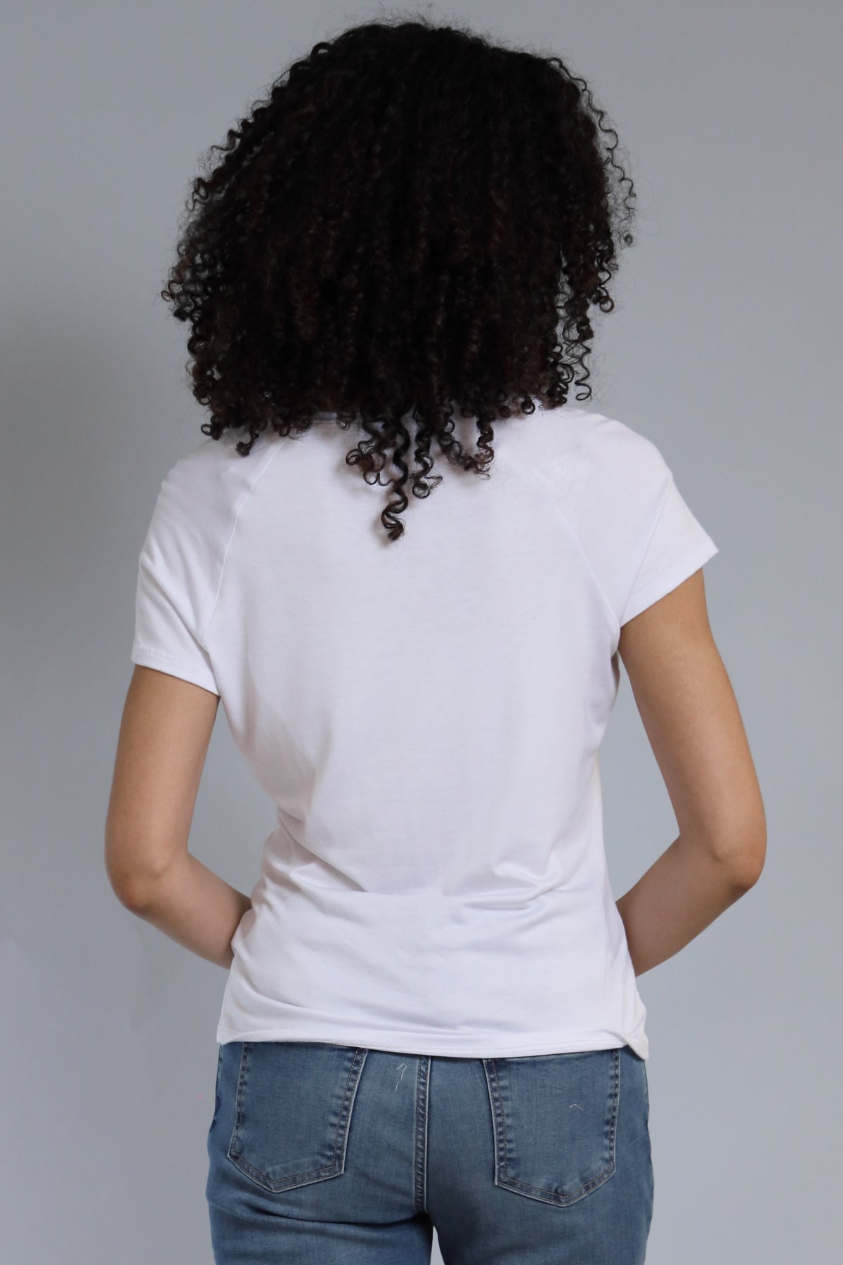 Rouched Front Baseball Tee