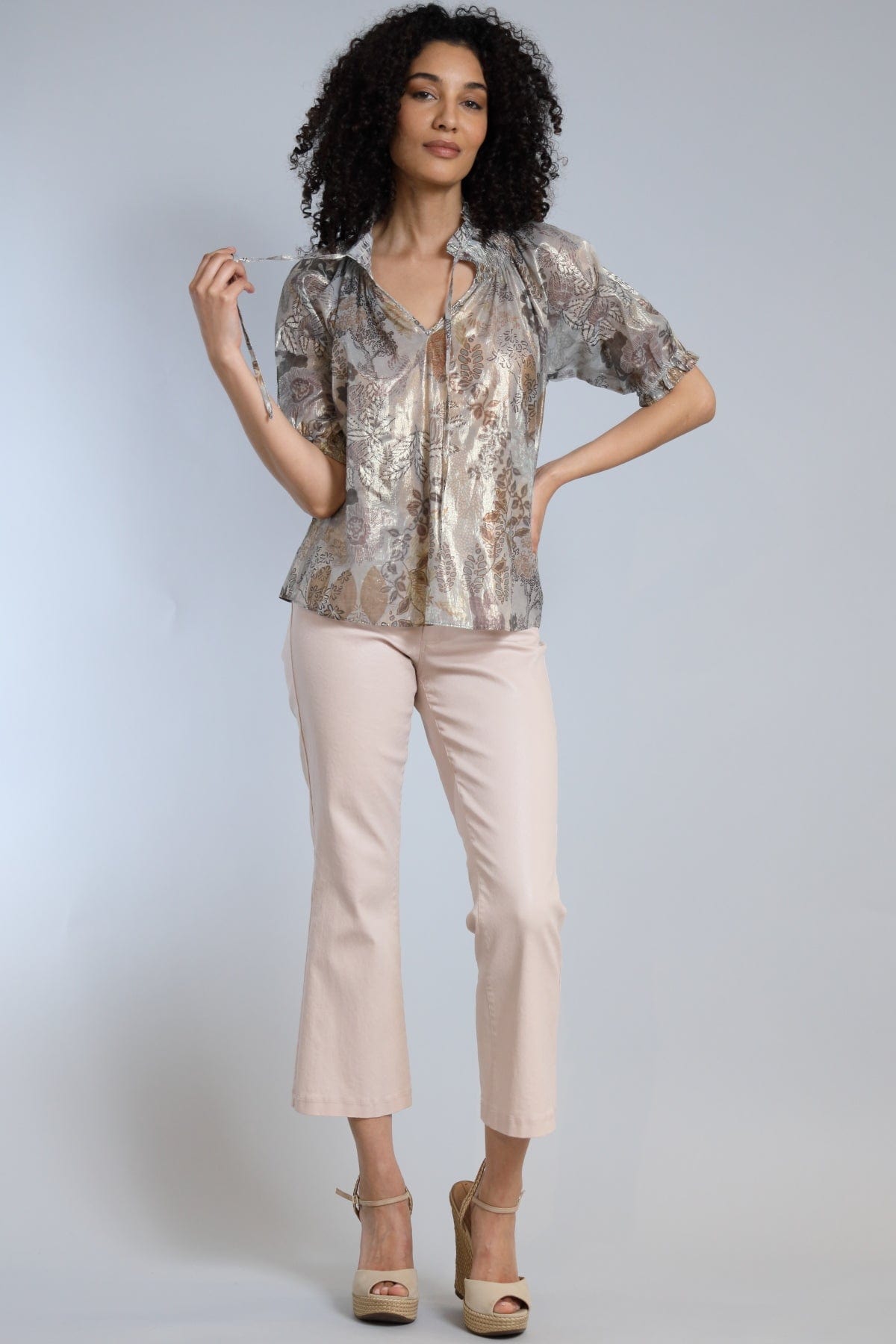 Grey Gardens Peasant Top