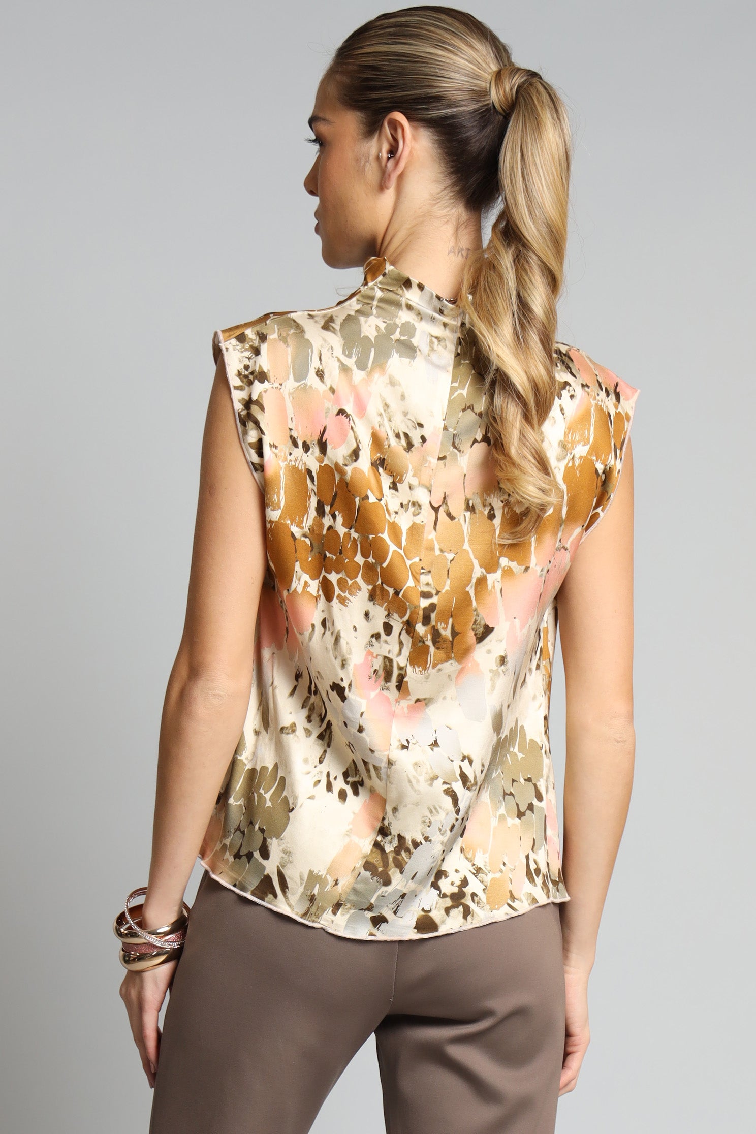 Safari Cowl Neck Top