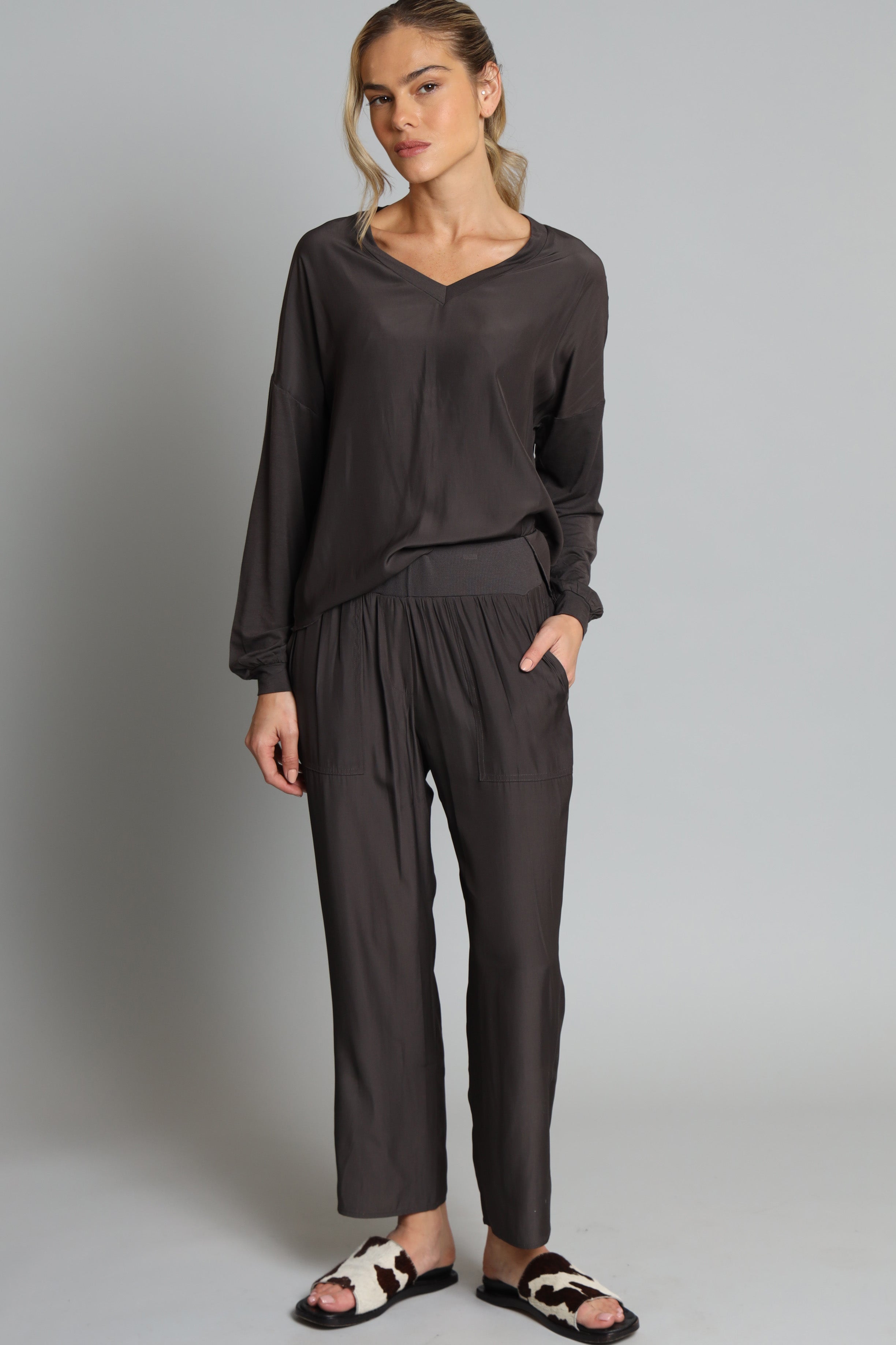 D-Satin Combo Jogger