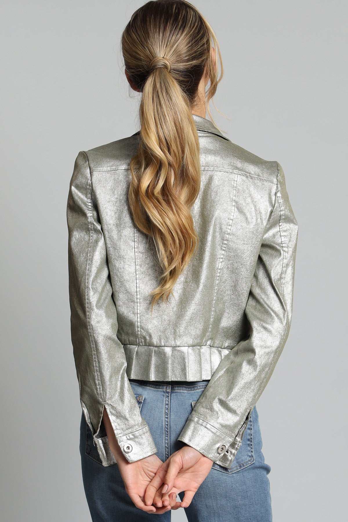 Foil Denim Jacket
