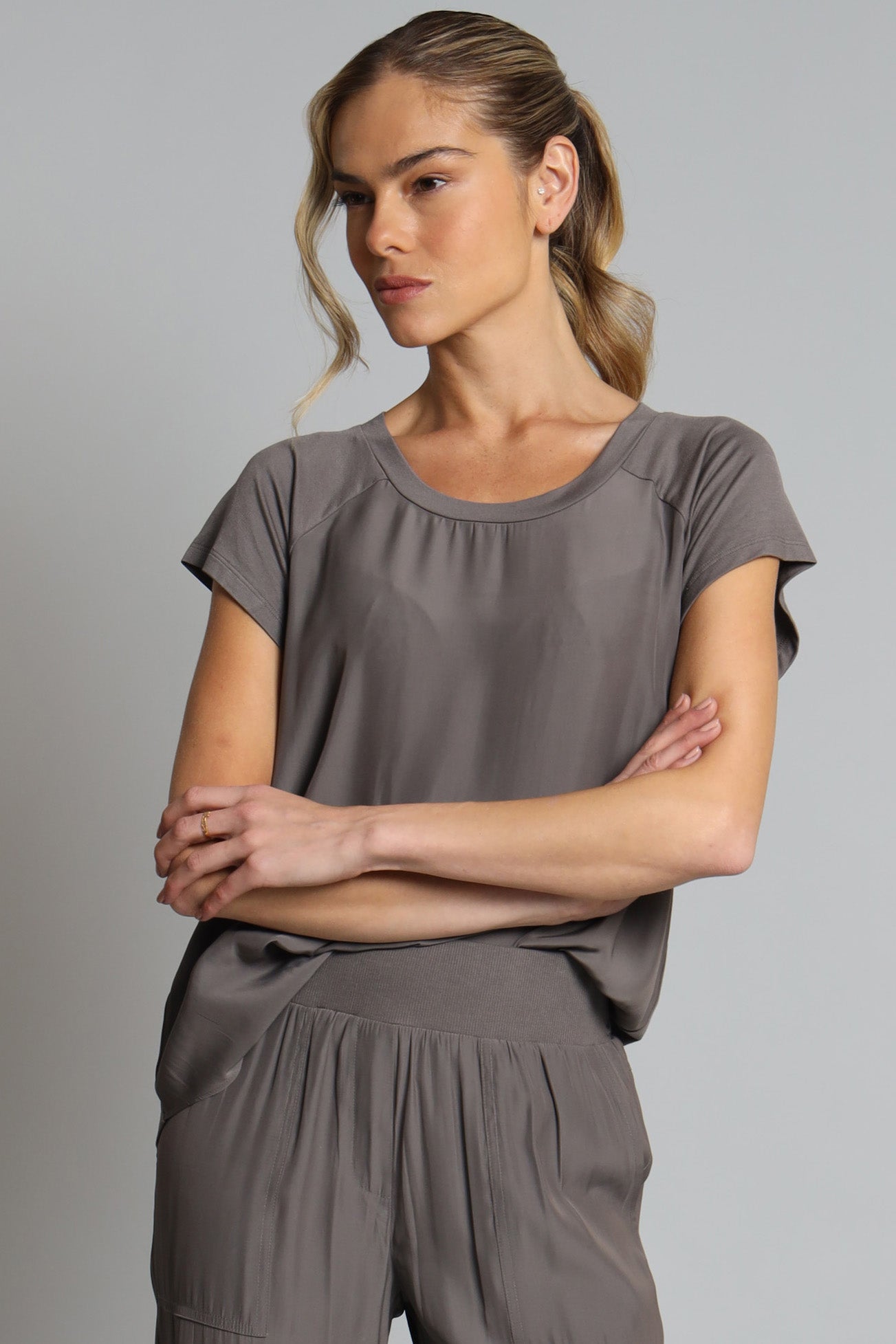 Cap Sleeve Baseball Tee