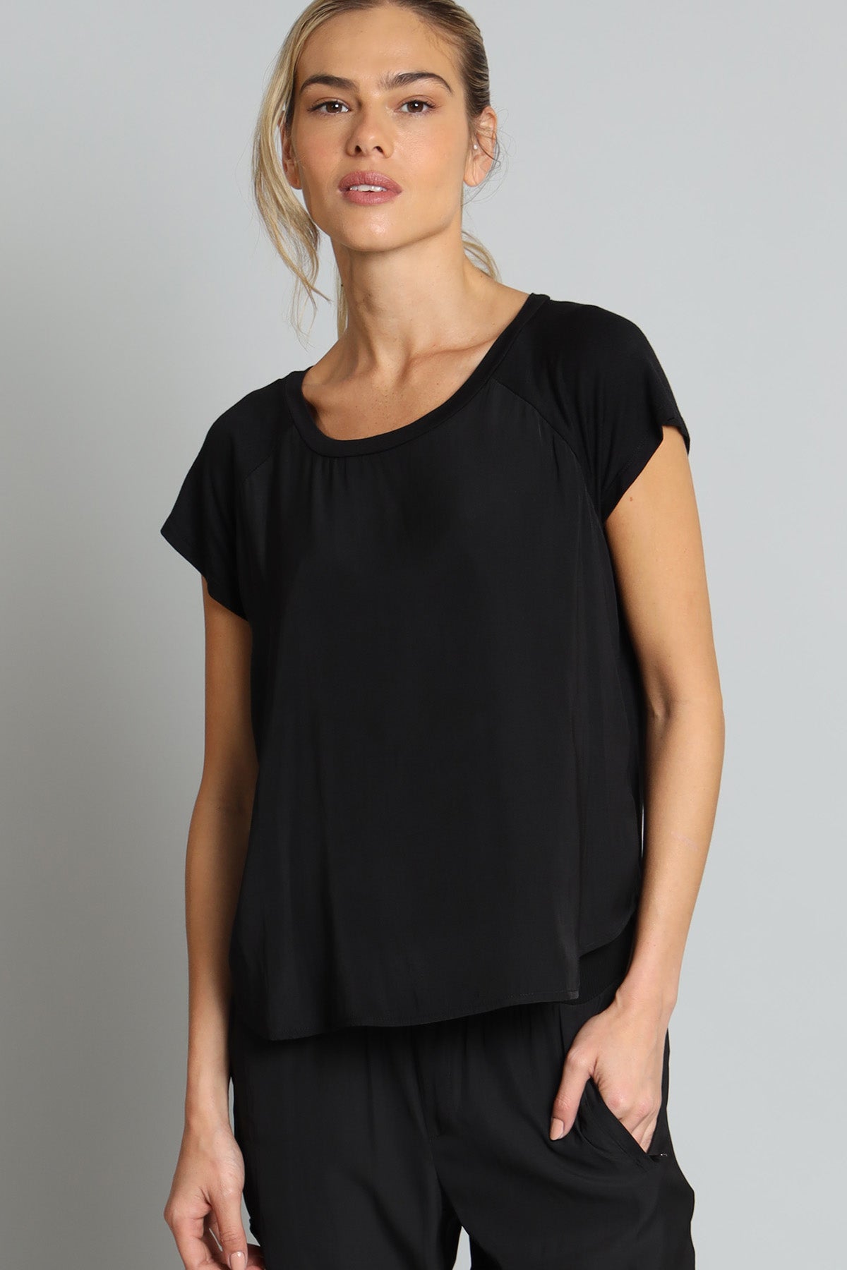 Cap Sleeve Baseball Tee