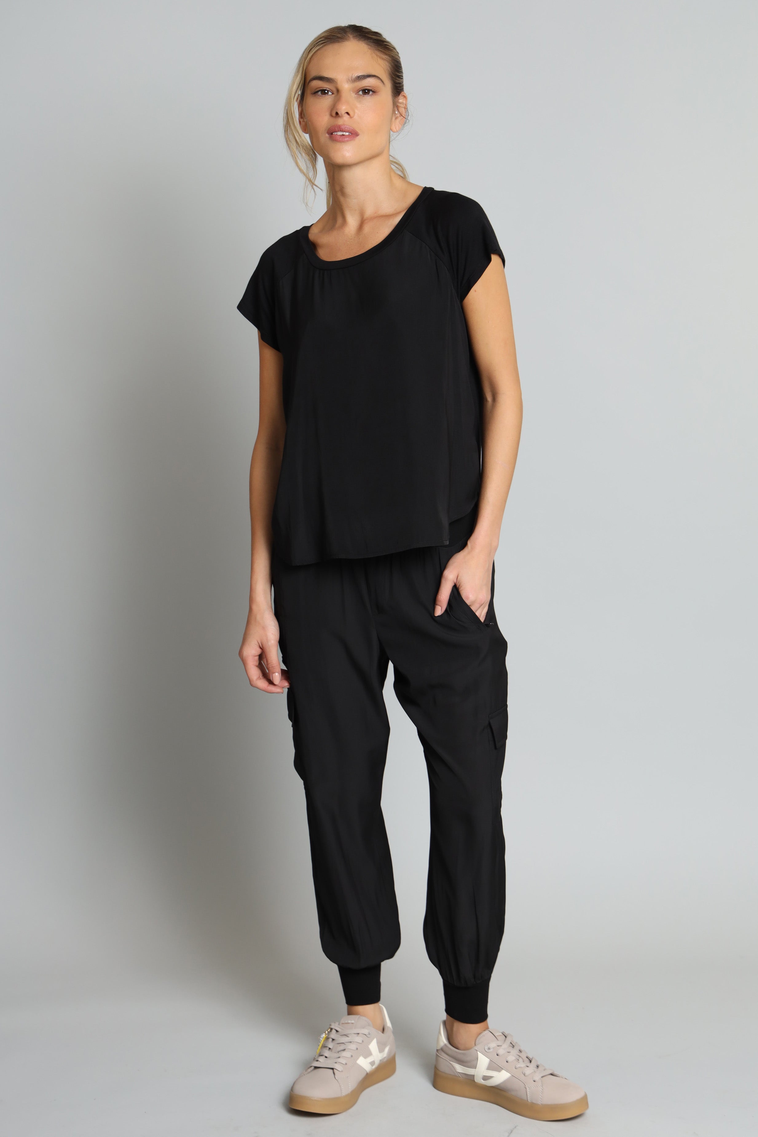 Cap Sleeve Baseball Tee