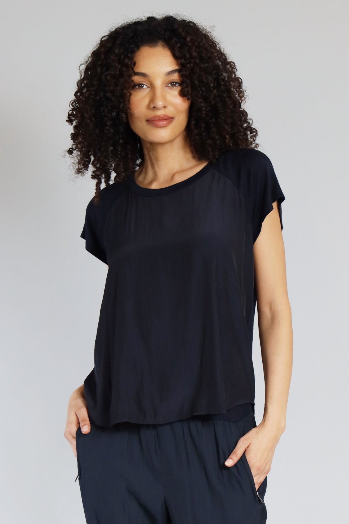 Cap Sleeve Baseball Tee