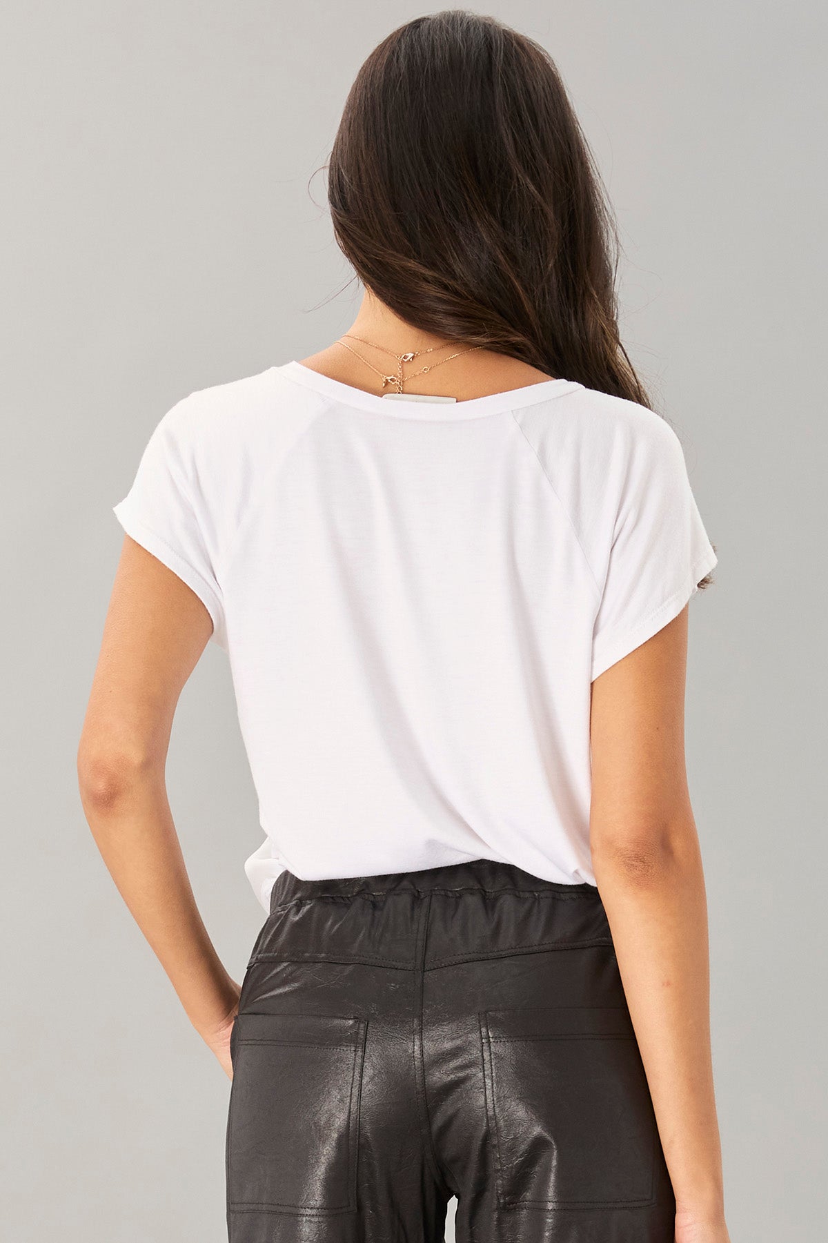 Cap Sleeve Baseball Tee