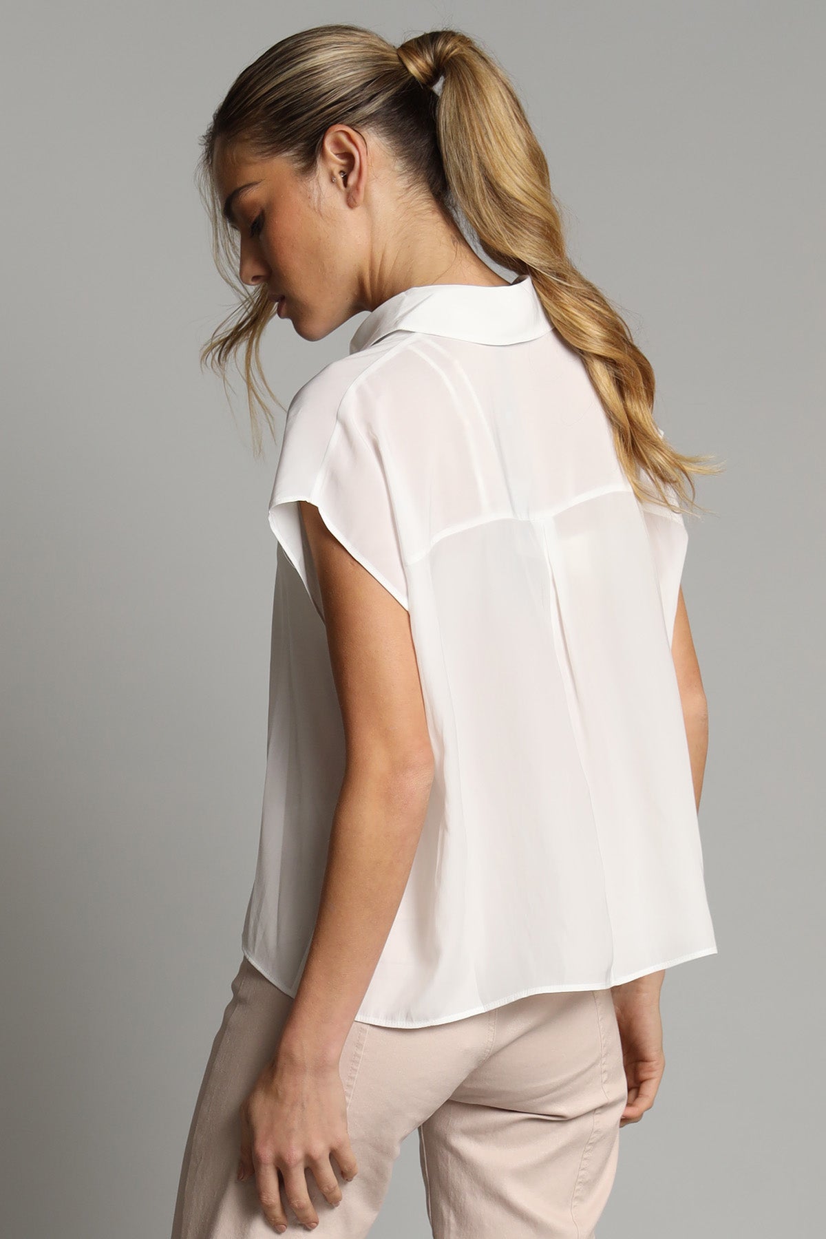 Boxy V-Neck Top