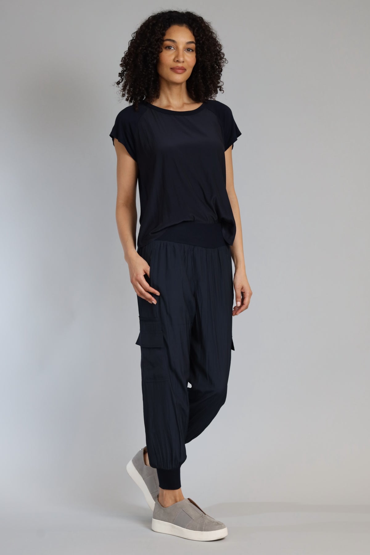 D-Satin Cargo Pant