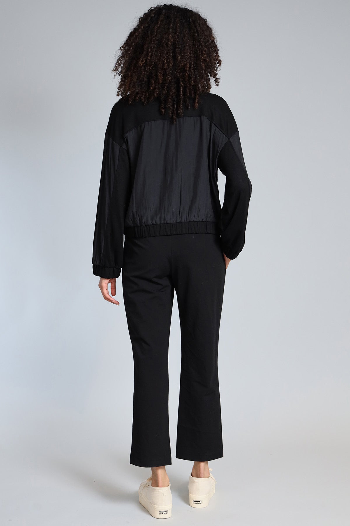 Luxe Ponte Hybrid Jean Jacket