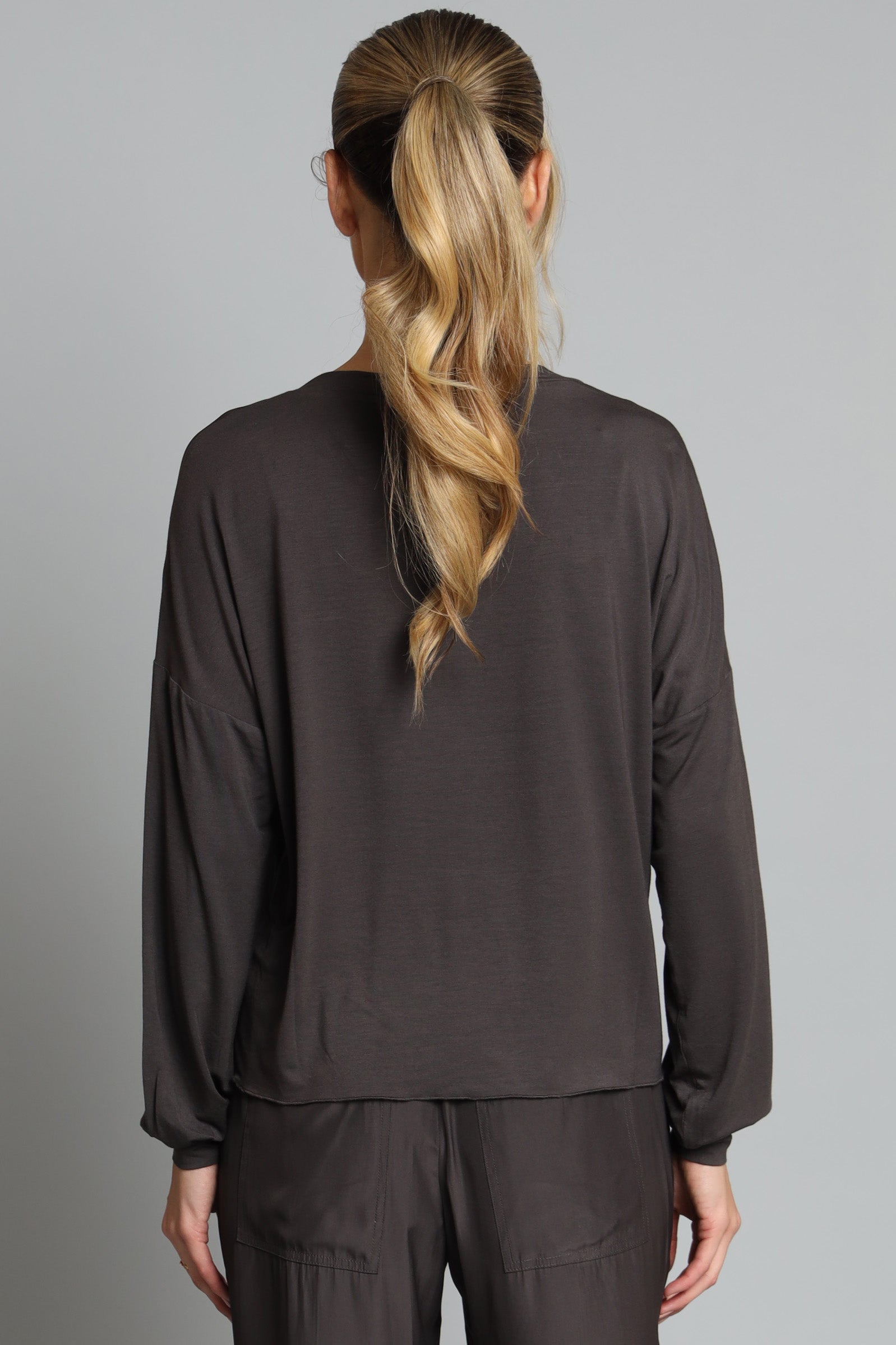Long Sleeve Hybrid V-Neck