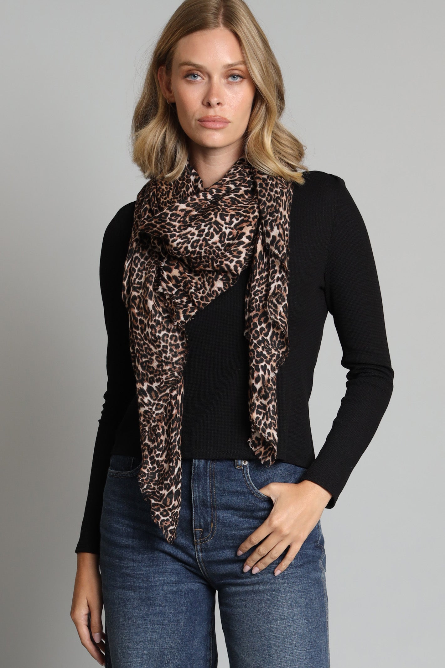 Leopard Printed Scarf