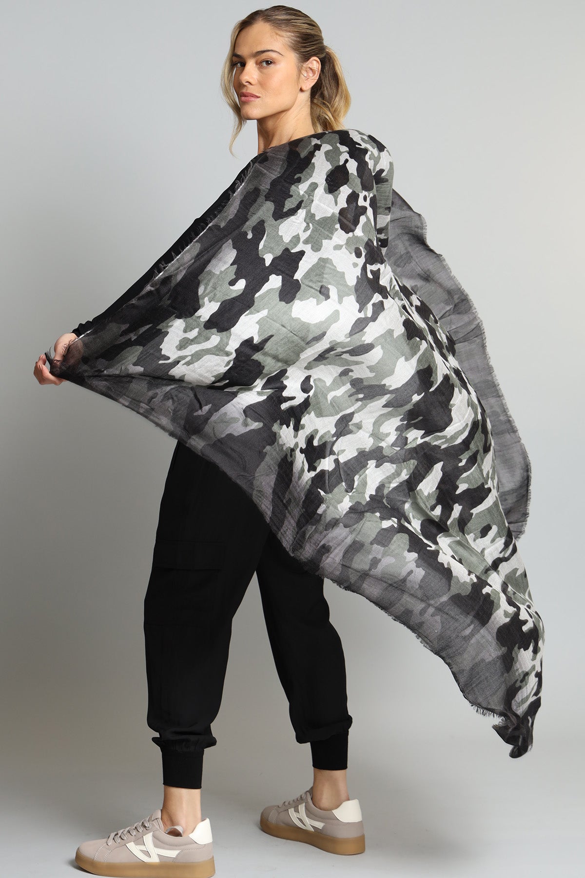 Camo Printed Scarf