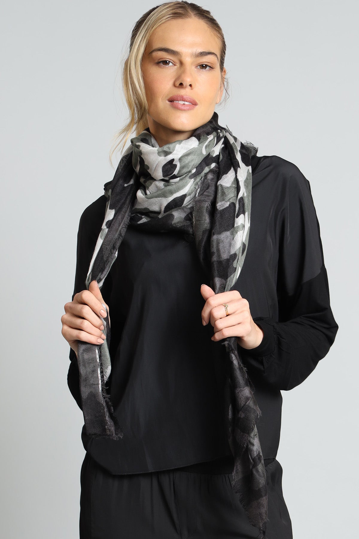 Camo Printed Scarf
