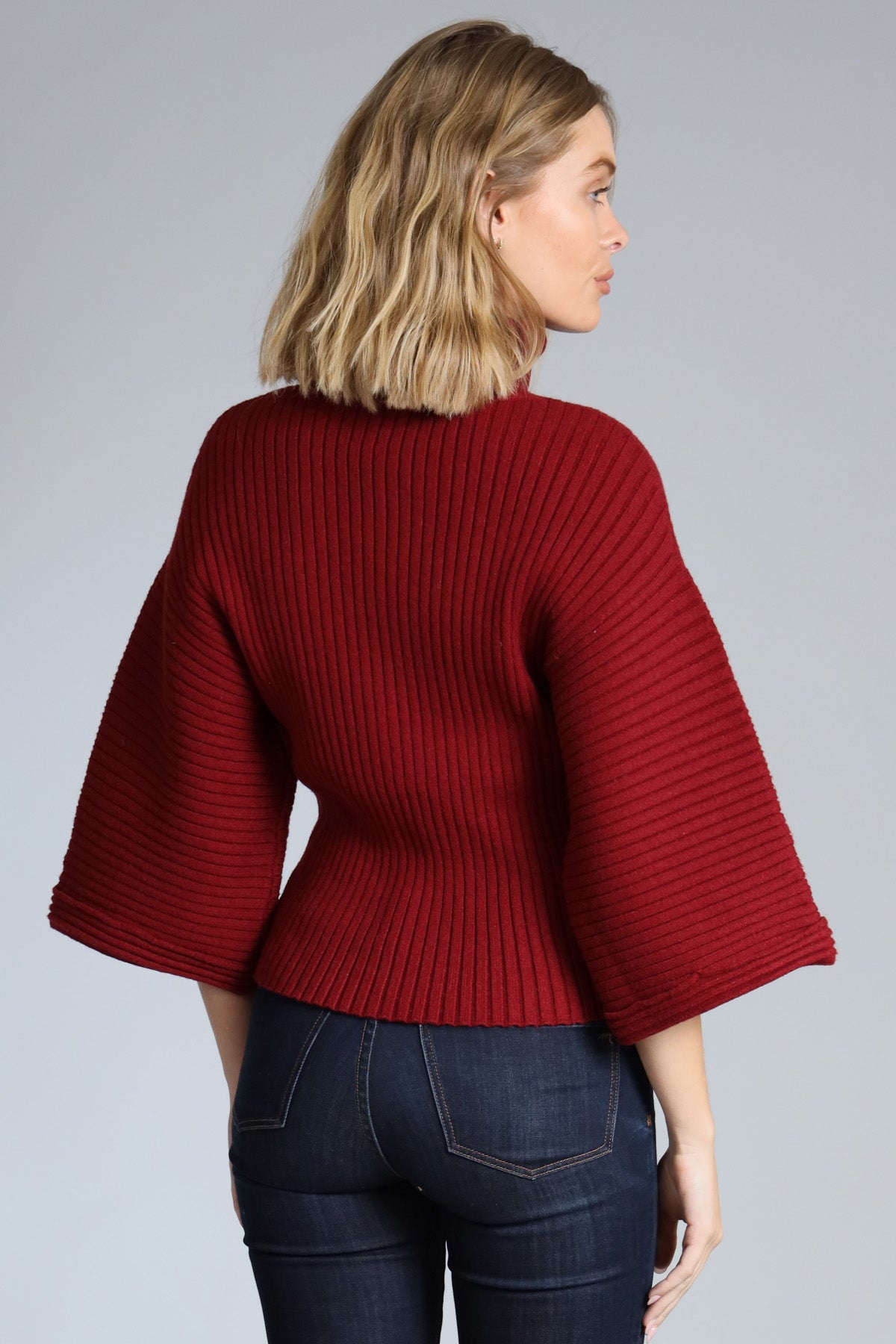 Rib Kimono Sweater