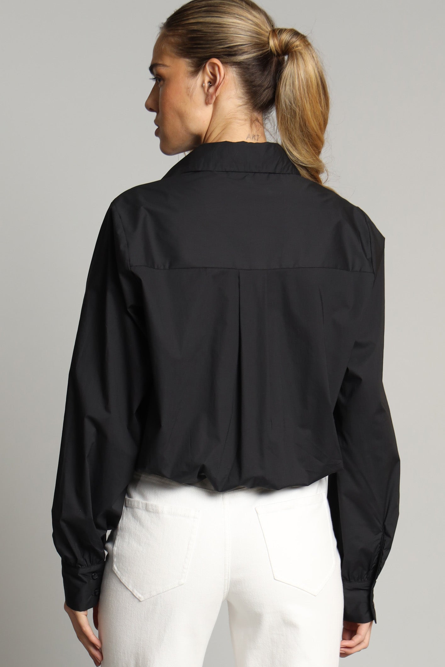 Bubble Button Front Shirt