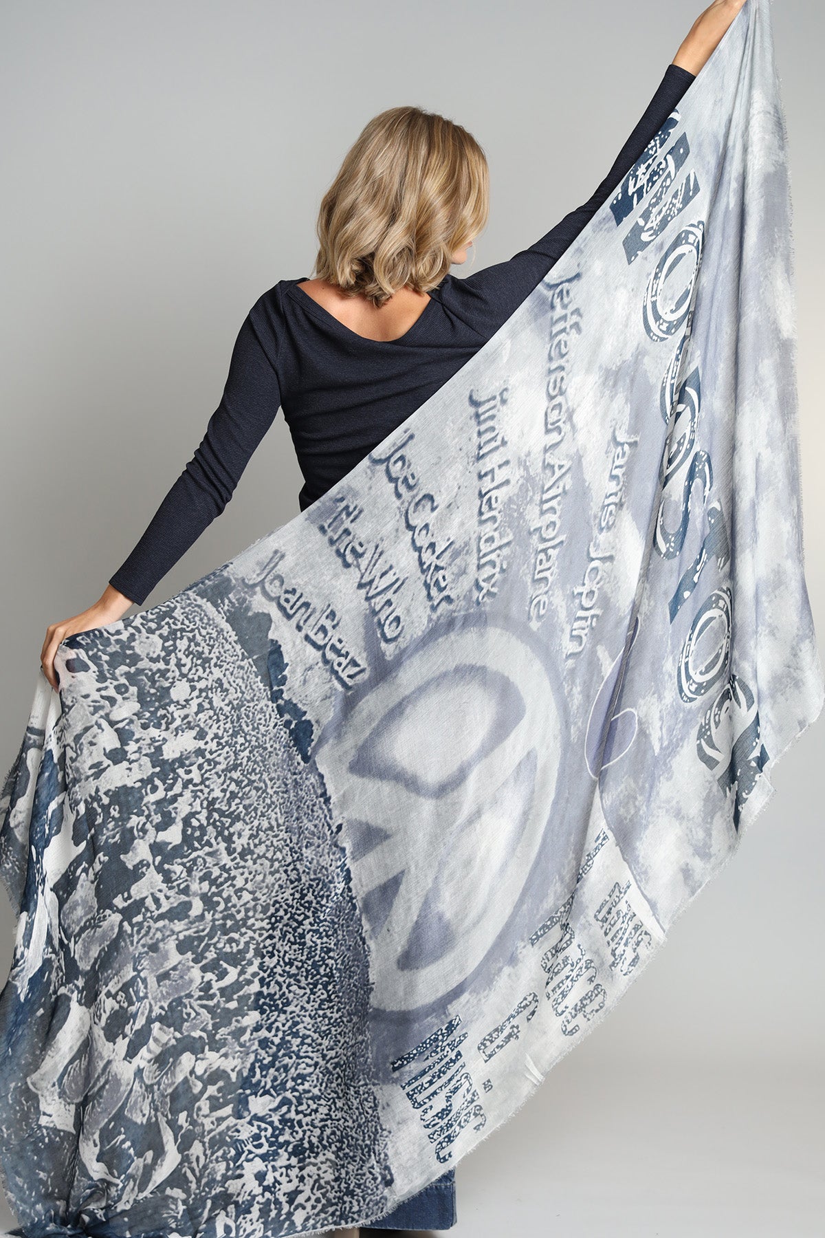 Woodstock Tie Dye Scarf