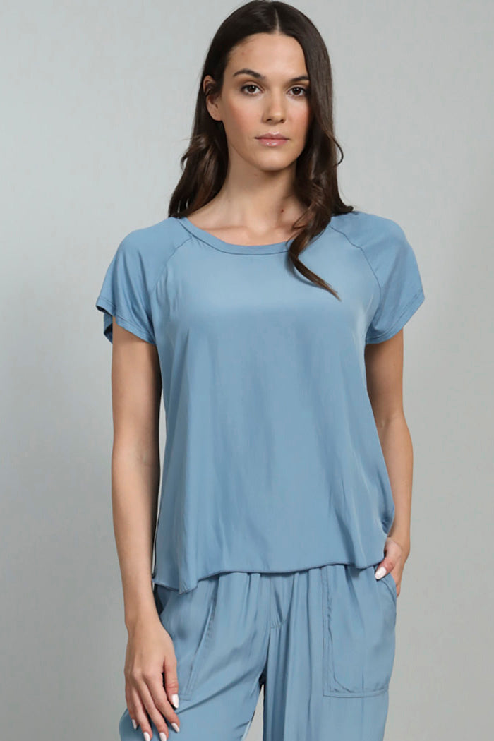 Cap Sleeve Baseball Tee