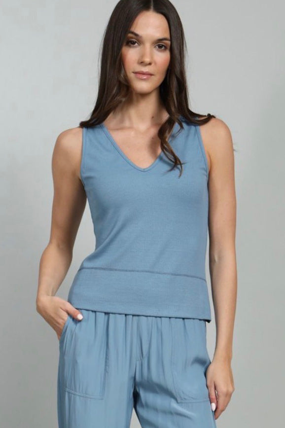 Wide Hem Rib Tank