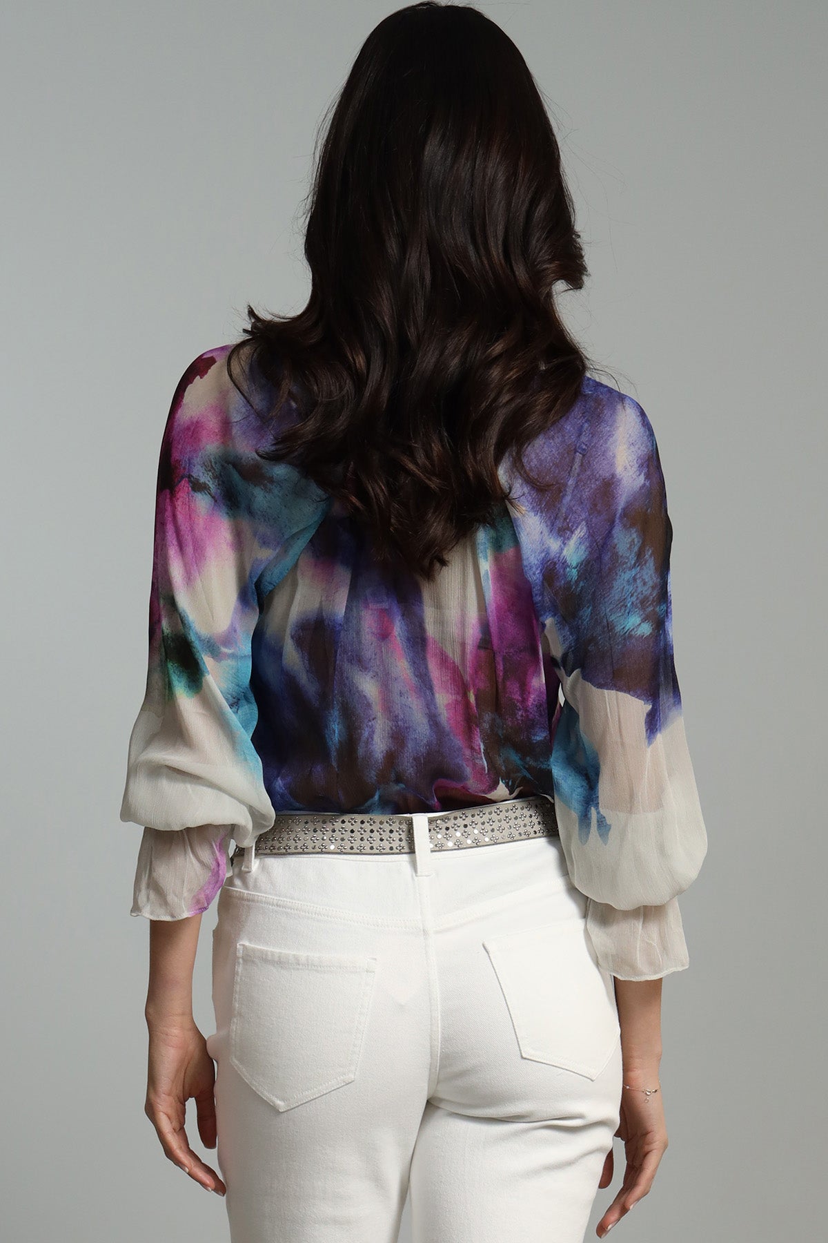 Lotus Flower Peasant Blouse